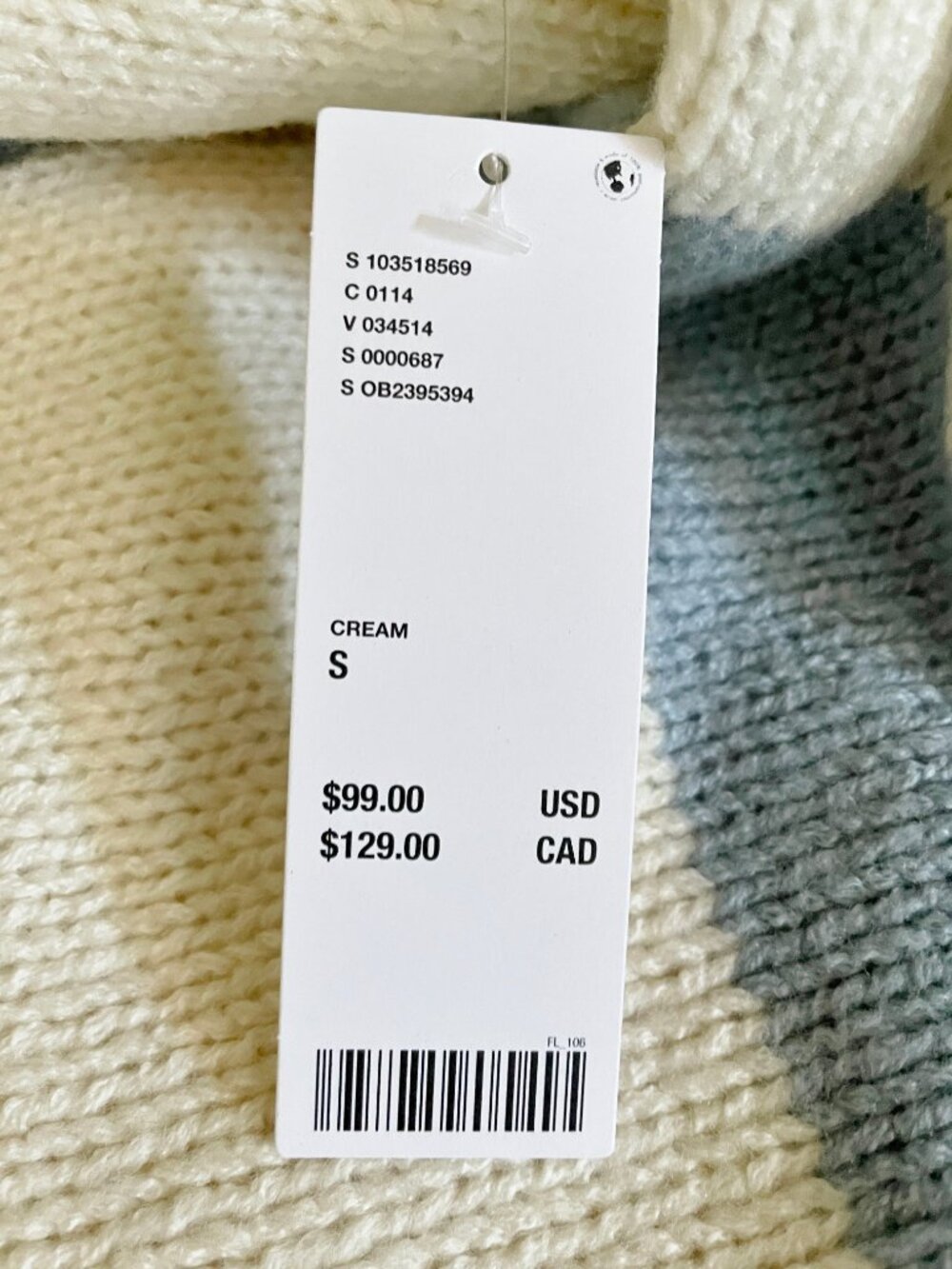 Urban Outfitters BDG Lizzie Alaska Husky Graphic Quarter Zip Pullover Sweater S - Picture 8 of 14